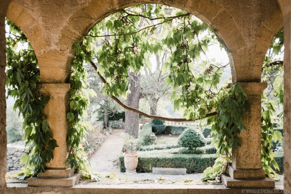 La vue de la suite four à pain sur le jardin à la française